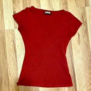 Reformation Ribbed Tee